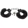 XR Brands - Cuffed In Fur Menottes - Noir