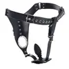 Strict Ceinture de chasteté pénienne avec plug anal en silicone