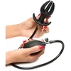 Master Series Plug Anal en Silicone Gonflable - Noir