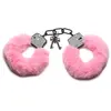 XR Brands - Cuffed in Fur Menottes - Rose