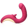 Lickgasm XR Brands - Vibromasseur Léchant et Pénétrant Tease & Please - Rose