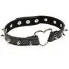 XR Brands - Collier Coeur Piquants - Noir