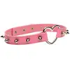 XR Brands - Collier Coeur Piquants - Rose