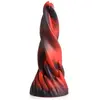 XR Brands Hell Kiss Twisted Tongues Gode en silicone