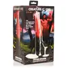 Creature Cocks XR Brands - Centaure Explosion Gode en Silicone Éjaculateur - Noir/Rouge