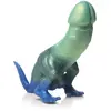 Creature Cocks XR Brands - Dildo Dinosaur Jurassic Cock - Vert & Bleu