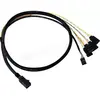 Câble Serial ATA-SAS LSI avec bandes latérales - SAS 12Gbit/s - 4 voies - 1 m