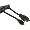 Atomos câble spiralé micro HDMI vers HDMI 50-65 cm (droit)