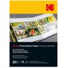 Kodak Photo Sticker Paper - Pack de 20 feuilles de papier photo autocollant