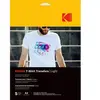 Pack de 5 feuilles Kodak T-shirt Light pour imprimante jet d'encre