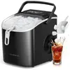 CROWNFUL Machine à Glaçon 12kg en 24h 9 Glaçons en 6 Minutes Portable ...