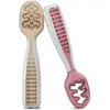 numnum® Lot de 2 pré-cuillères Beige et Mauve - NUMNUM