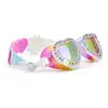 Bling2O Lunettes de natation pour enfants 100 % silicone, anti-buée, protection UV + 6 ans   Blanch Blossom Dandi