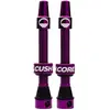 Cushcore Valve Tubeless Presta en Aluminium avec Joint en Nitrile - 44mm, 55mm, 66mm
