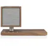 Tivoli Audio 'Revive' - Haut-parleur Bluetooth avec chargement sans fil et lampe LED (Noyer/Gris)