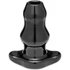 Perfect Fit Brand Double Tunnel Plug Medium Noir 1pc