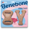 Benebone PUPPY DENTAL PACK - Jouet à mastiquer spécial chiot au goût de Bacon