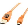 Tether Tools TetherPro USB 2.0 vers USB Mini-B 5 broches 4,6 m orange