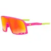 Knockaround - Lunettes de soleil - Campeones Spring Break / Red Sunset  en Silicone - Rose