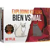 Asmodee Jeux de société - Exploding Kittens - Bien vs Mal - Jeu de société en famille