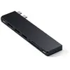 Satechi Adaptateur USB-C Pro Hub Slim - Adaptateur MacBook - Noir Midnight