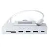 Hub USB C SATECHI USB-C/Multiports 6 en 1 iMac 24'' gris