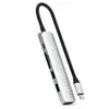 Hub USB-C Multiport 6-en-1 Satechi ST-P6SS Argent