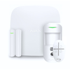 Kit d'alarme AJAX HUB2 (GSM + Ethernet) blanc, avec fonction levée de doute STARTER-KIT-2-W