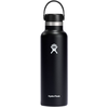 Gourde Hydro Flask 21 Oz Standard Mouth avec bouchon Flex Straw Cap noir