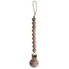 Mushie Attache sucette Eva Pale Taupe