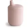 Mushie Tasse à bec en silicone Blush