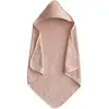 Mushie Cape de bain en coton bio Blush