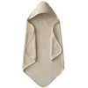 Mushie Cape de bain en coton bio Fog