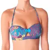 Haut de maillot de bain bandeau femme Huit Tropical Jungle Multicolore...