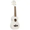 KALA Mksssur Wht Ukulele Soprano Shark Stark White