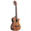 Kala Gloss Solid Mahogany Tenor Cutaway EQ + Case