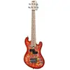 Kala Fretted U-BASS Solid Body 4-String Paisley Orange Burst ukulélé b...