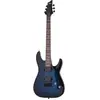 Schecter Omen 6 Elite See Thru Blue Burst