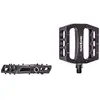Pédales BMX Demolition Trooper 9/16' Noir Plat en Aluminium CNC