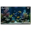 SYLVOX Frameless-75 (190cm) TV Extérieur-TV 4K UHD-IP56 étanche-1000Ni...