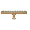 Jonathan Adler - Console murale Riviera - Vert - Rotin - Designer Jona...