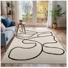 Surya Tapis Scandinave Bohème Blanc/Noir 130x170