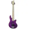 Lakland 55-02 Deluxe Translucent Purple Gloss Quilted Maple Top basse ...