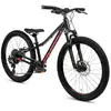 Vélo tout terrain (VTT) 24 pouces en aluminium BATCH KM, noir