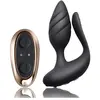 Rocks-Off Cocktail Dual Motored Couples Toy Noir Taille Unique