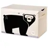 3 Sprouts - Coffre à jouets Ours - ELEMENTS FOR KIDS