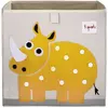 Cube de rangement - 3 SPROUTS - Rhinocéros - Multicolore - 33x33x33 cm - Enfant