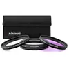 Polaroid Optics Ensemble de 3 filtres 62 mm (UV, CPL, FLD)