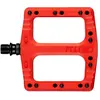Paire de pedales plates deity deftrap rouge