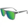 Knockaround - Lunettes de soleil - Fast Lanes Sport Clear Grey / Green Moonshine  - Gris